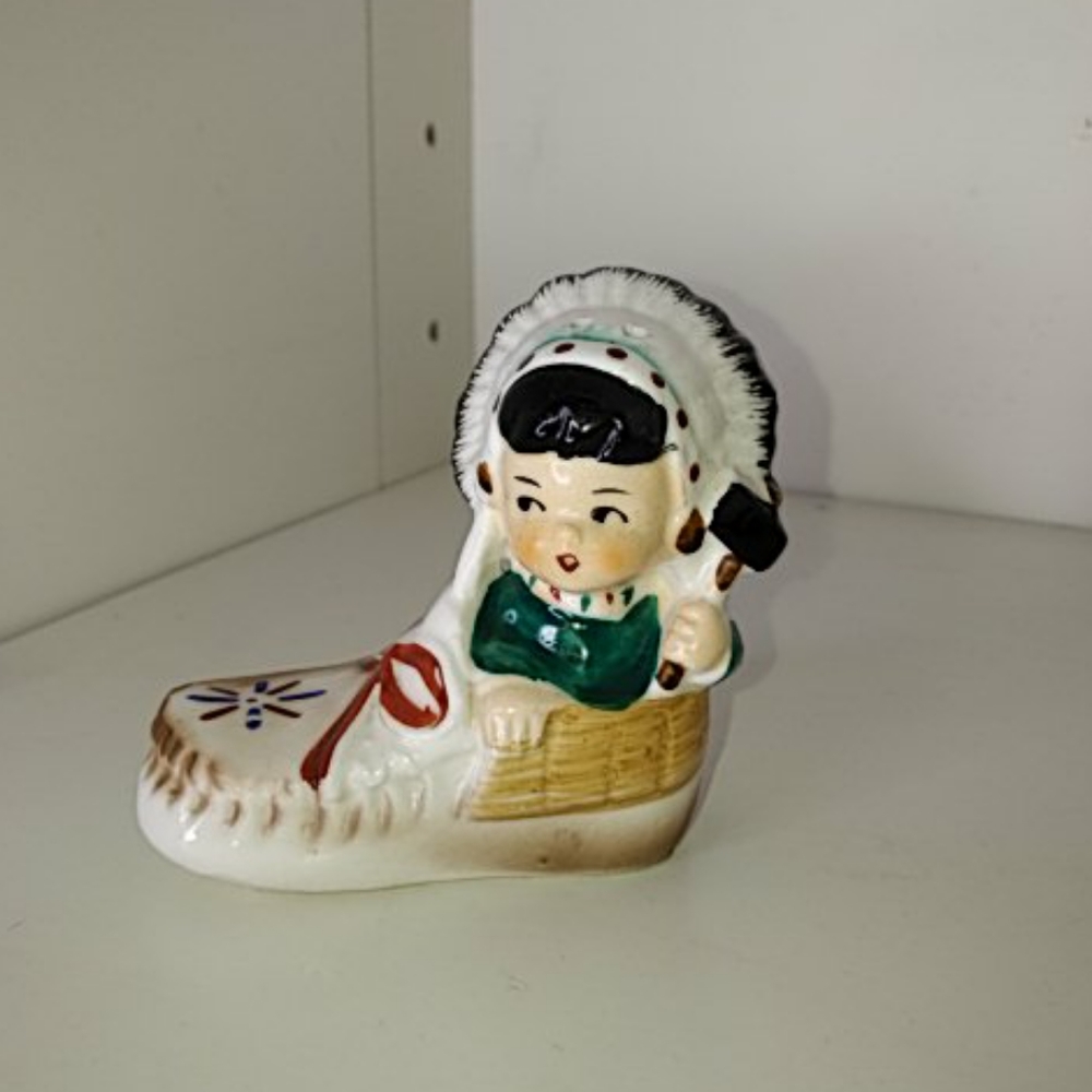 Vintage Indian Chief Salt & Pepper Shaker-Replacement Part